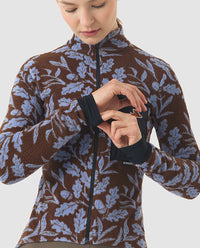 Café du Cycliste 車衣Solange Carob Verbena長袖 女款 櫟葉藍