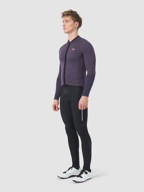 Café du Cycliste 車衣AUDAX Laure LS Jersey Purple Rain 長袖 男款 深紫