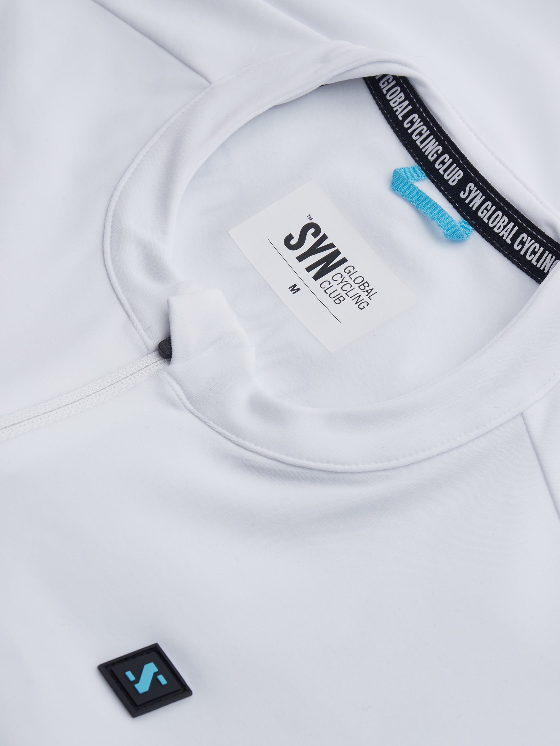 SYN 薄刷毛長袖車衣 Training LS Jersey 2.0 White 男款 白