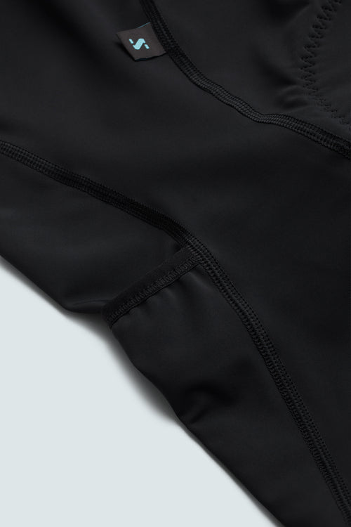 SYN 磁扣薄長口袋車褲 Training Bib Tights 2.0 Black 女款 黑