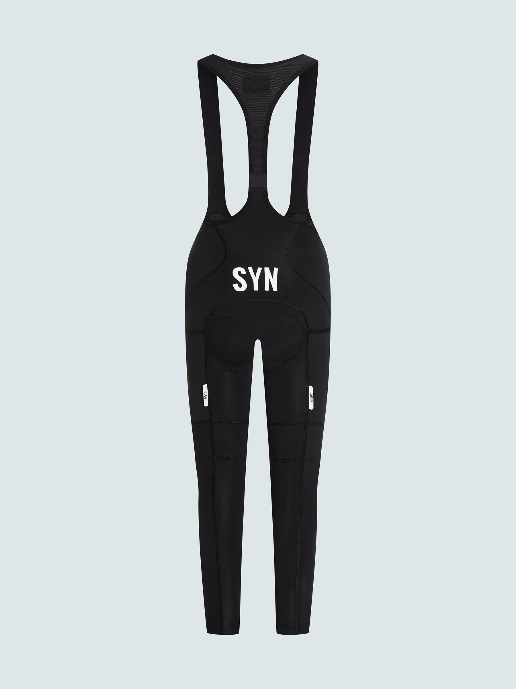 SYN 磁扣薄長口袋車褲 Training Bib Tights 2.0 Black 女款 黑