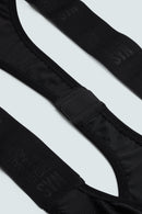 SYN 磁扣薄長口袋車褲 Training Bib Tights 2.0 Black 女款 黑