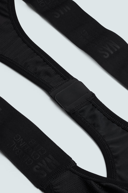 SYN 磁扣薄長口袋車褲 Training Bib Tights 2.0 Black 女款 黑