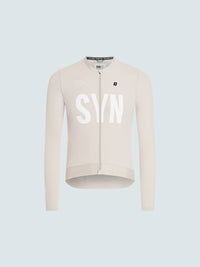 SYN 薄刷毛長袖車衣 Training LS Jersey 2.0 Iced Coffee 男款 淺咖啡