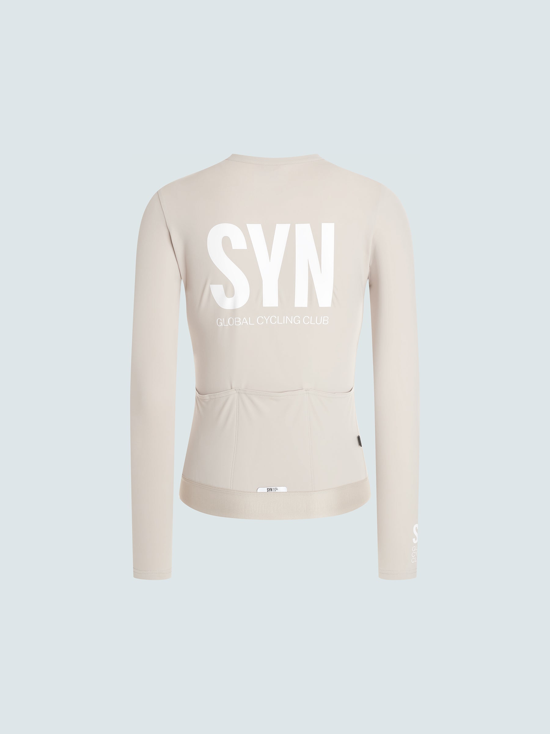 SYN 薄刷毛長袖車衣 Training LS Jersey 2.0 Iced Coffee 女款 淺咖啡