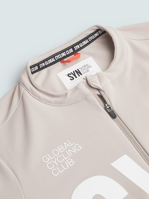 SYN 薄刷毛長袖車衣 Training LS Jersey 2.0 Iced Coffee 男款 淺咖啡