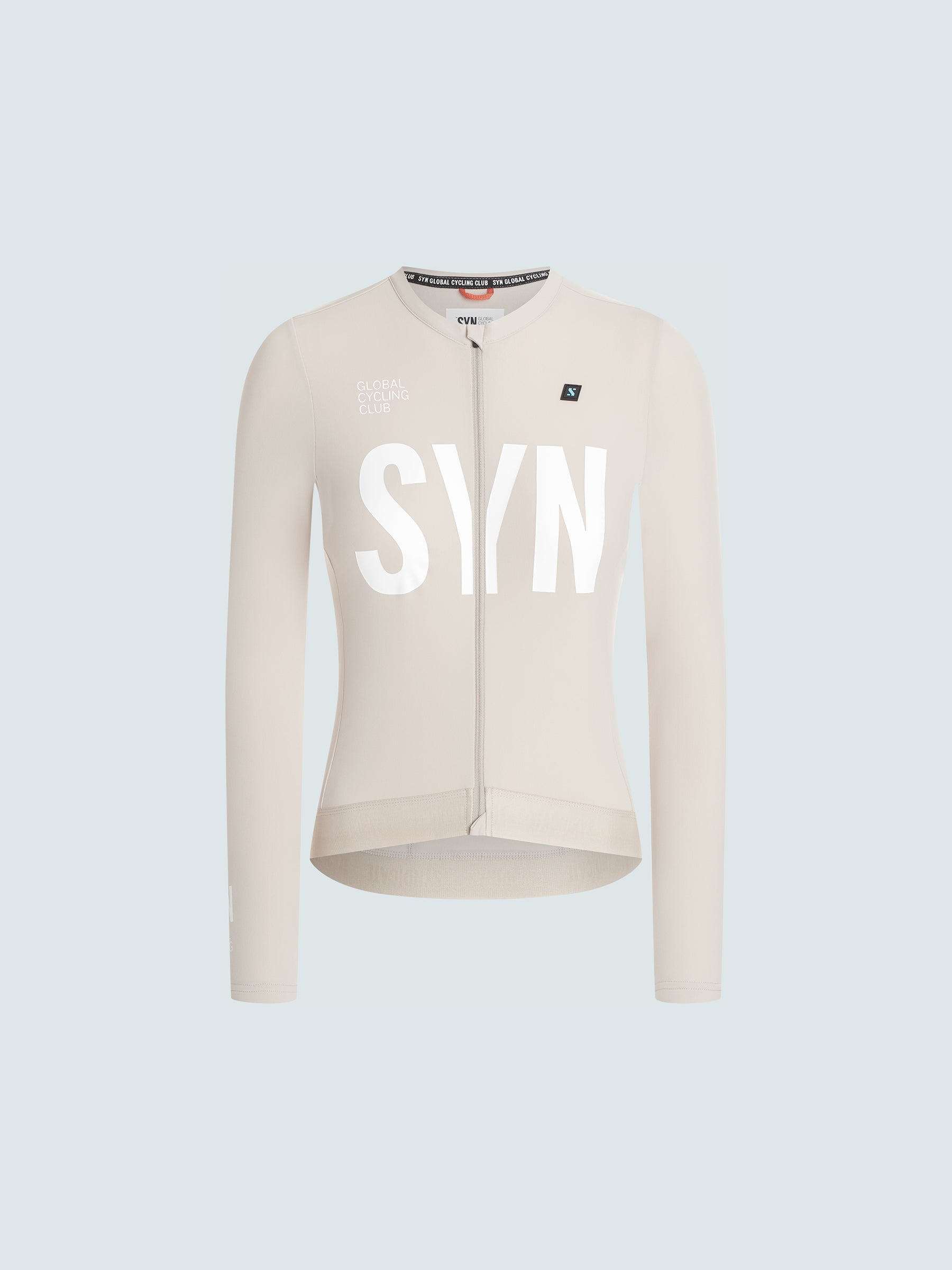 SYN 薄刷毛長袖車衣 Training LS Jersey 2.0 Iced Coffee 女款 淺咖啡