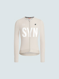 SYN 薄刷毛長袖車衣 Training LS Jersey 2.0 Iced Coffee 女款 淺咖啡