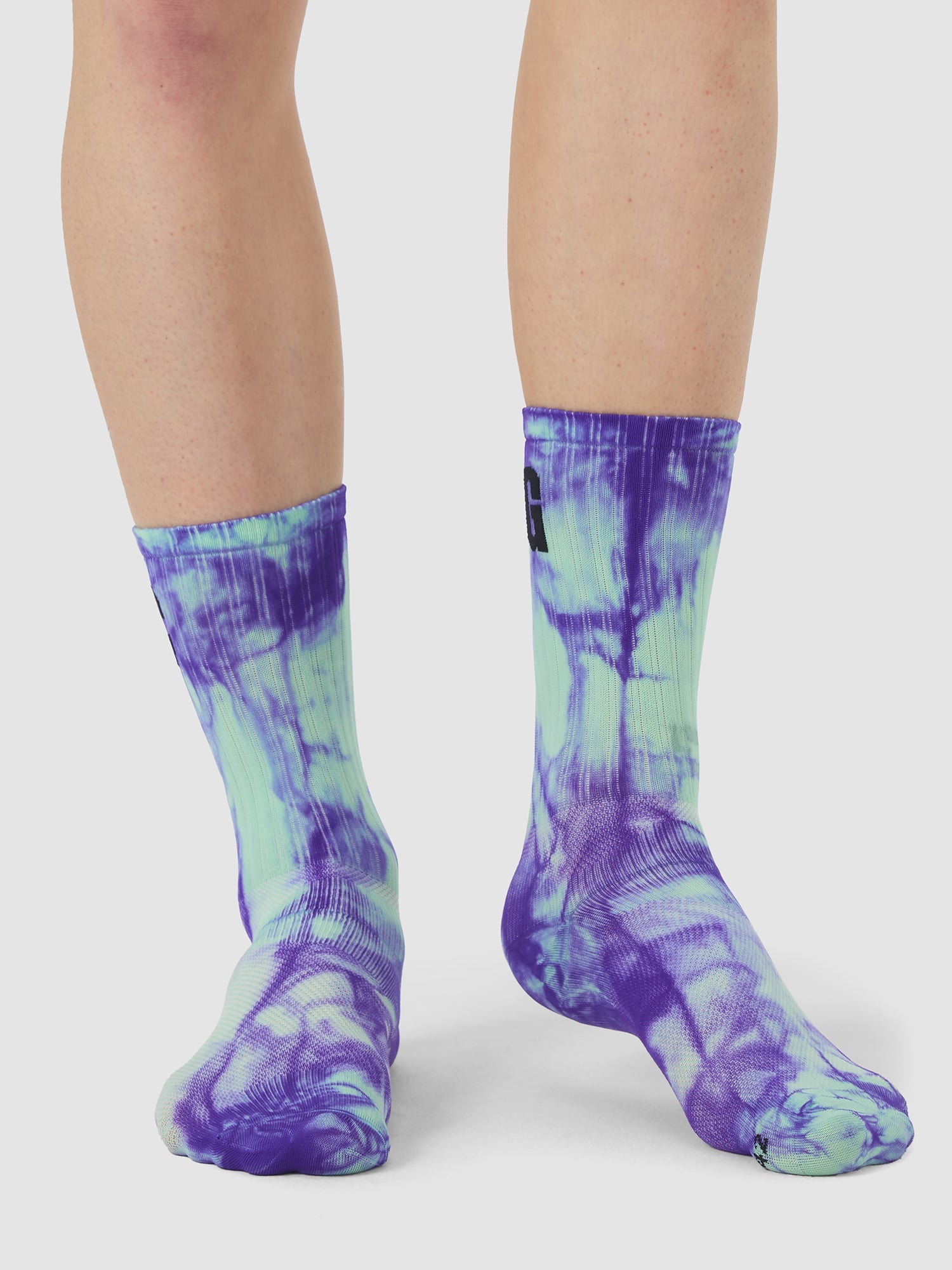 Café du Cycliste 車襪 Tie Dye Socks - Topologie 款名款 薄荷綠紫染