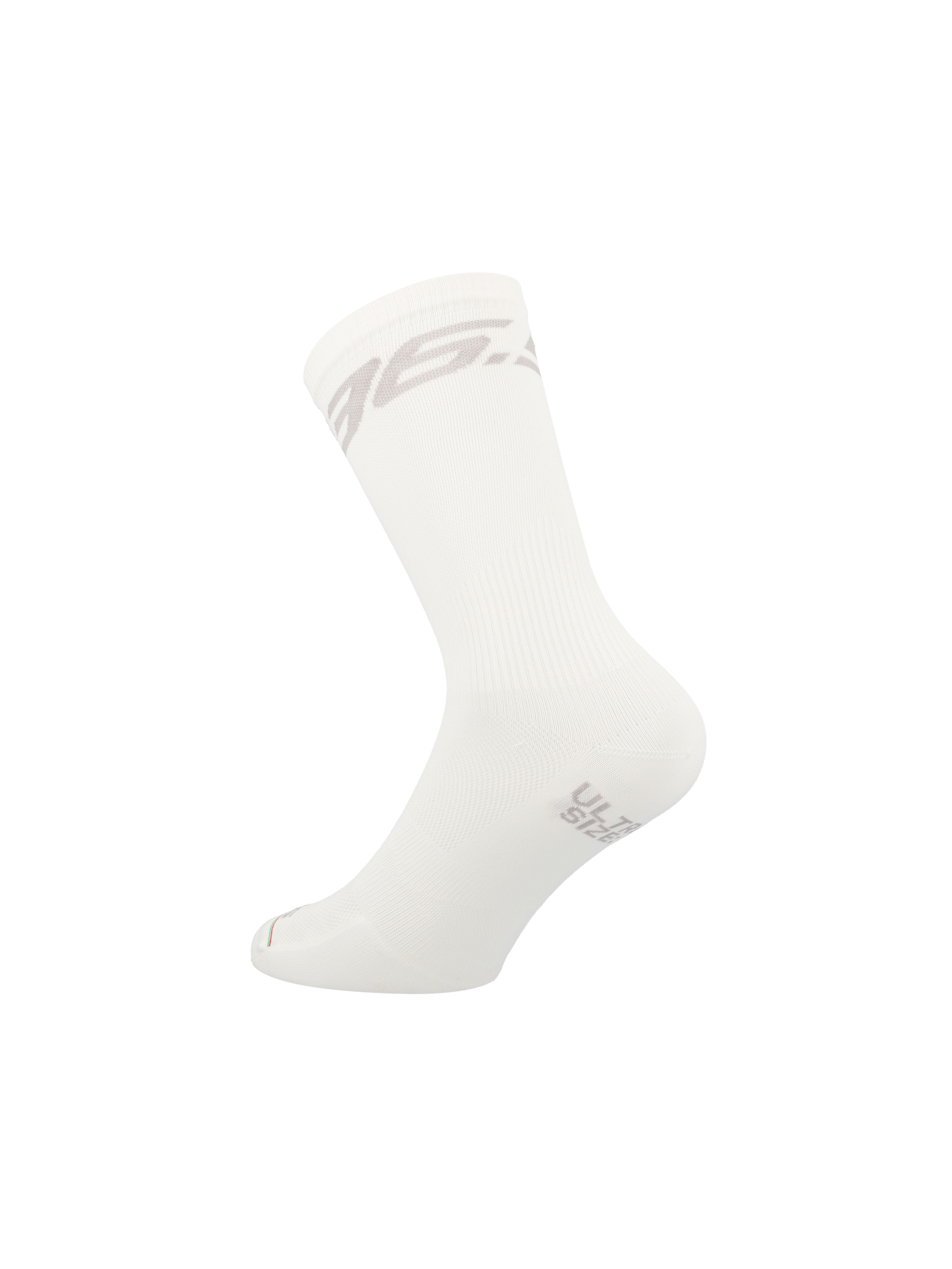 Q36.5 車襪Ultra Big Logo 19 Socks IceGrey 白底灰色