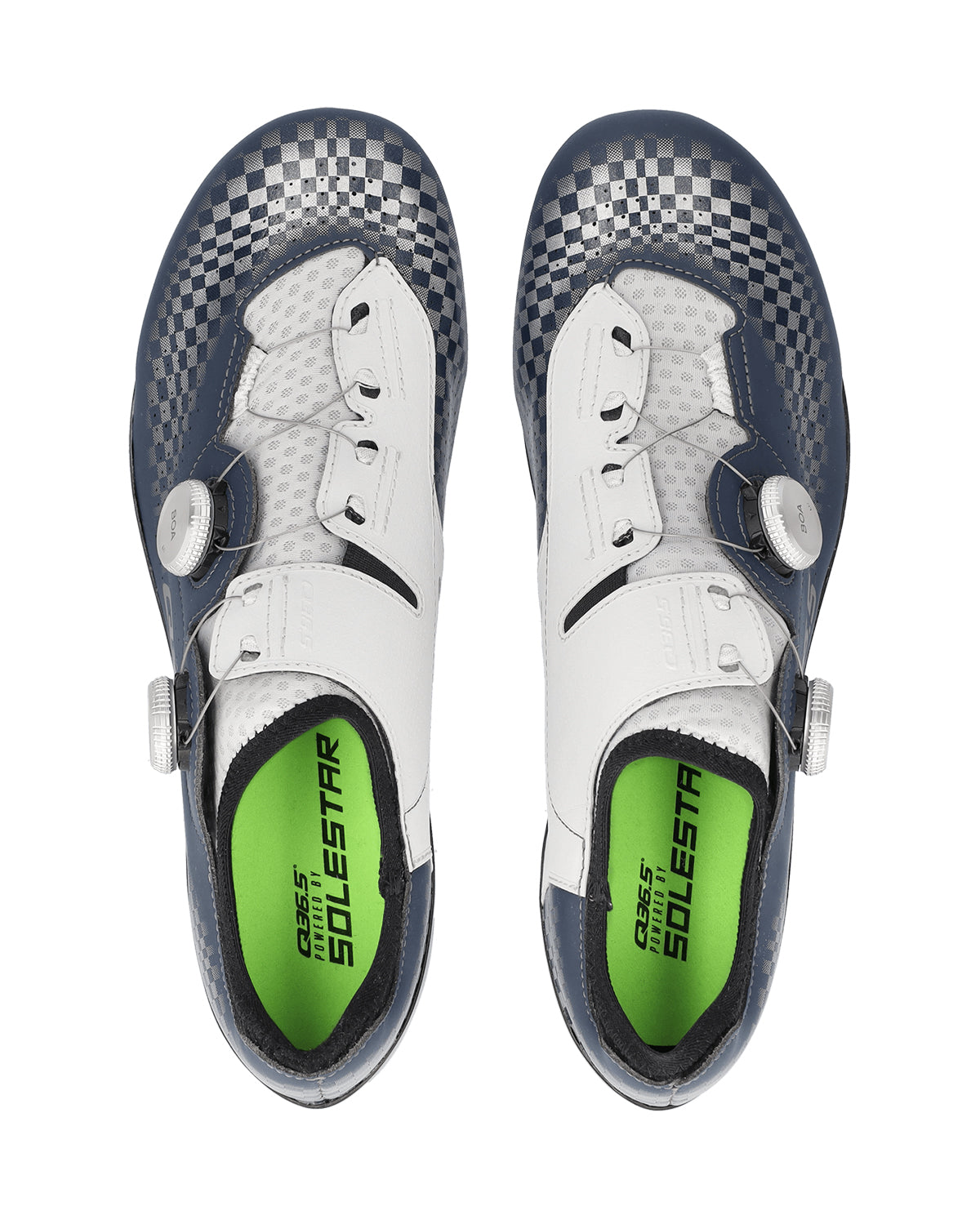 Q36.5 卡鞋 Unique Pro 4.0 Road Shoes Check Blue 藍棋盤格