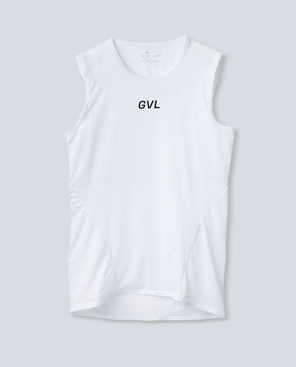 Givelo 無袖底衫 Baselayer Sleeveless GVL White 男女共版 白