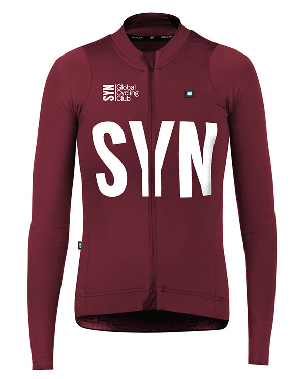 Biehler 長袖車衣Syndicate Training LS Jersey Crimson 女款 緋紅