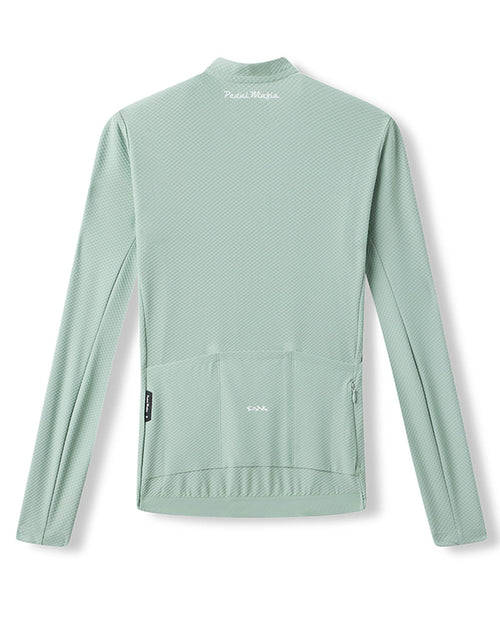 PedalMafia 薄長袖車衣Pro Delta LS Jersey Dark Sage Green 女款 綠