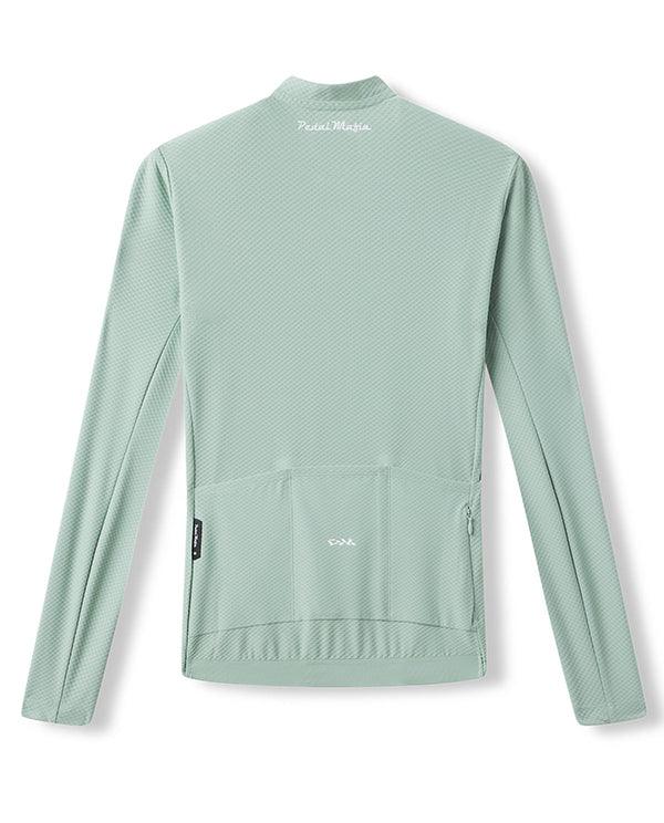 PedalMafia 薄長袖車衣Pro Delta LS Jersey Dark Sage Green 女款 綠