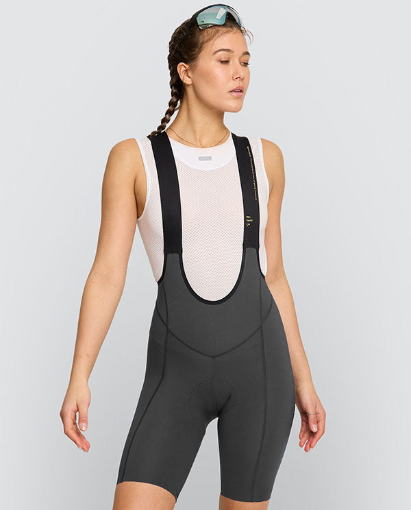 Pedla 車褲Pro SuperFIT Bib Short - Charcoal 女款 灰