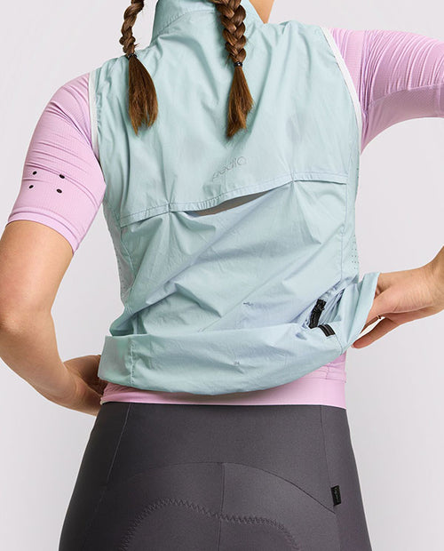 Pedla 防風背心 Elevate Lightweight Packable Gilet Frozen 女款 冰藍