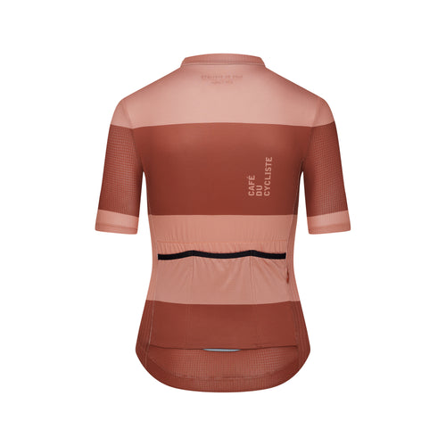 Café du Cycliste 涼感車衣 Angeline Ultralight Jersey Sequoia Treeacotta 短袖 女 磚紅