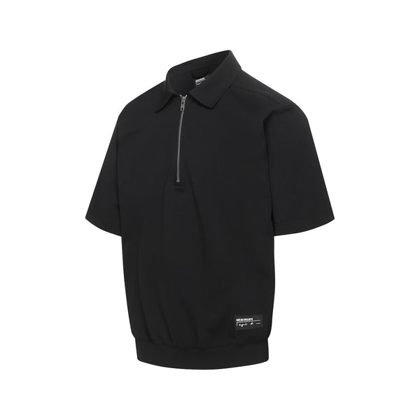 Café du Cycliste 短袖Polo衫 Authur Polo Shirt Black 男女共版 黑 - agnès b. 聯名