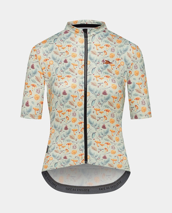 Café du Cycliste 車衣 Fleurette V2 Lightweight Jersey Chanterelle Agave 女款 草綠蕈菇