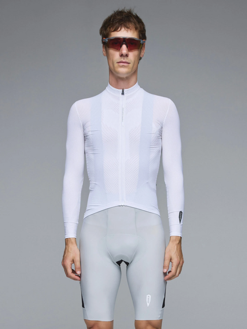 Q36.5 薄長袖車衣 Dottore Pro LS Jersey White 男款 白