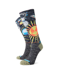 FLIPPOS壓力襪-Space Camp DAY小太空人 淺灰