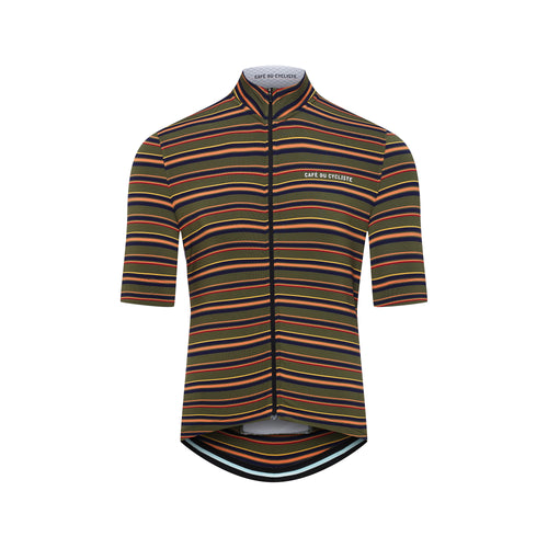 Café du Cycliste 車衣 Francine Midweight Jersey Khaki 短袖 女 卡其