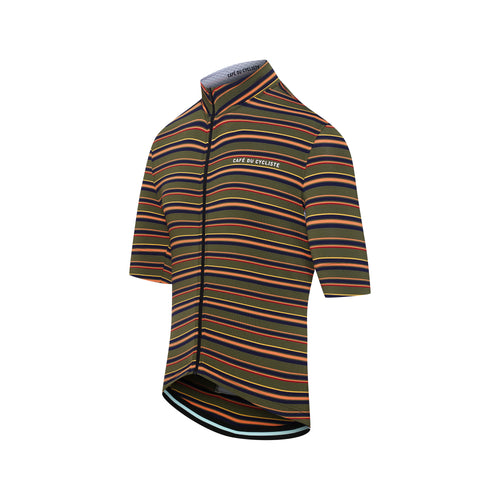 Café du Cycliste 車衣 Francine Midweight Jersey Khaki 短袖 男 卡其