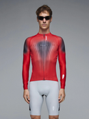Q36.5 薄長袖車衣Gregarius Hybrid Light QLAB LS Jersey Lava Red 男款 紅