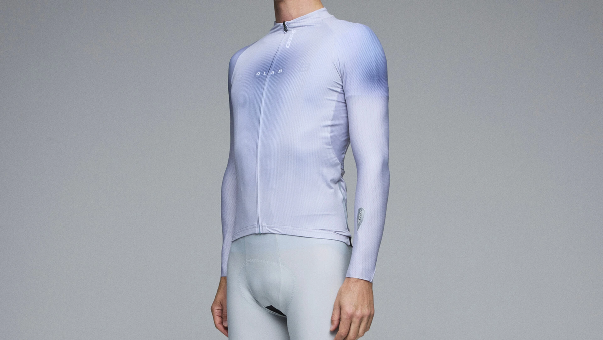 Q36.5 薄長袖車衣Gregarius Hybrid Light QLAB LS Jersey Ice Grey 男款 灰