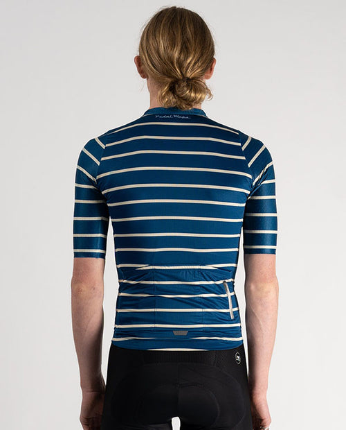 Pedal Mafia 車衣Artist-PassTimes短袖 男-藍/白