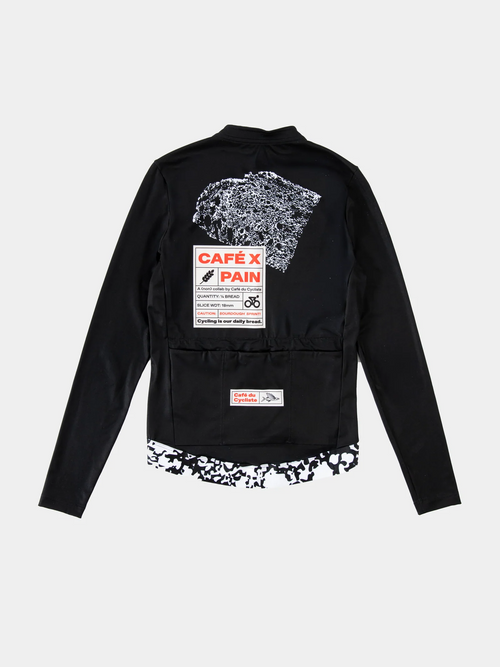 Café du Cycliste 車衣 Constance PAIN LS Jersey Bread 長袖 男款 黑
