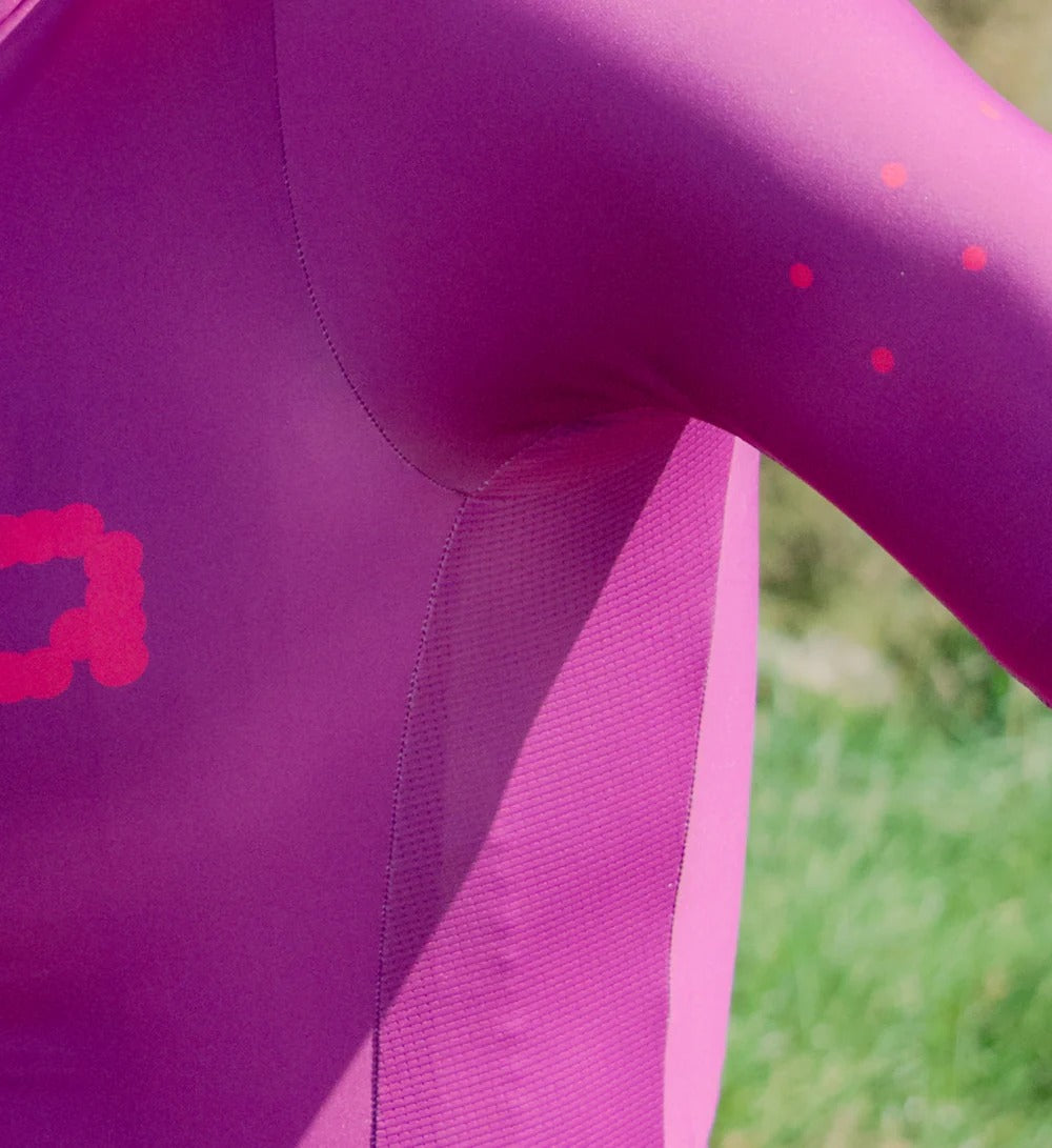 Pedla 薄長袖車衣 Dots Classic LS Jersey Violet 女款 紫羅蘭