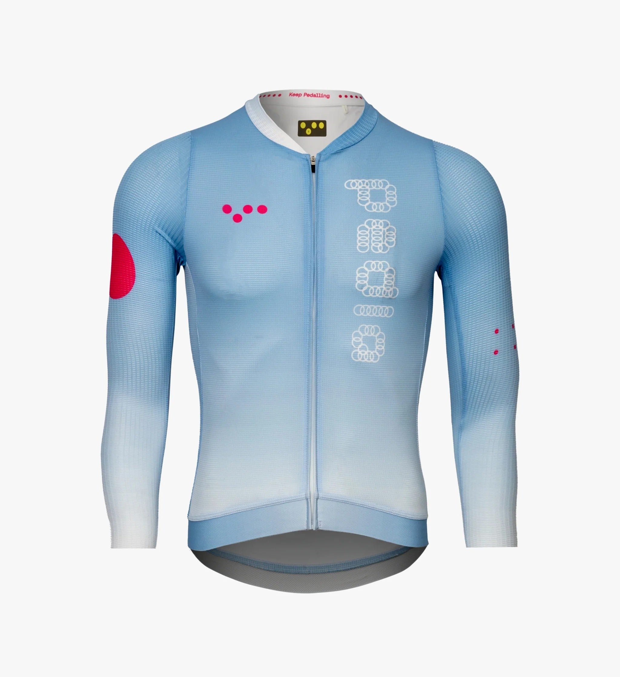 Pedla 薄長袖車衣 Dots Air LS Jersey Blue Gradient 男款 漸層藍