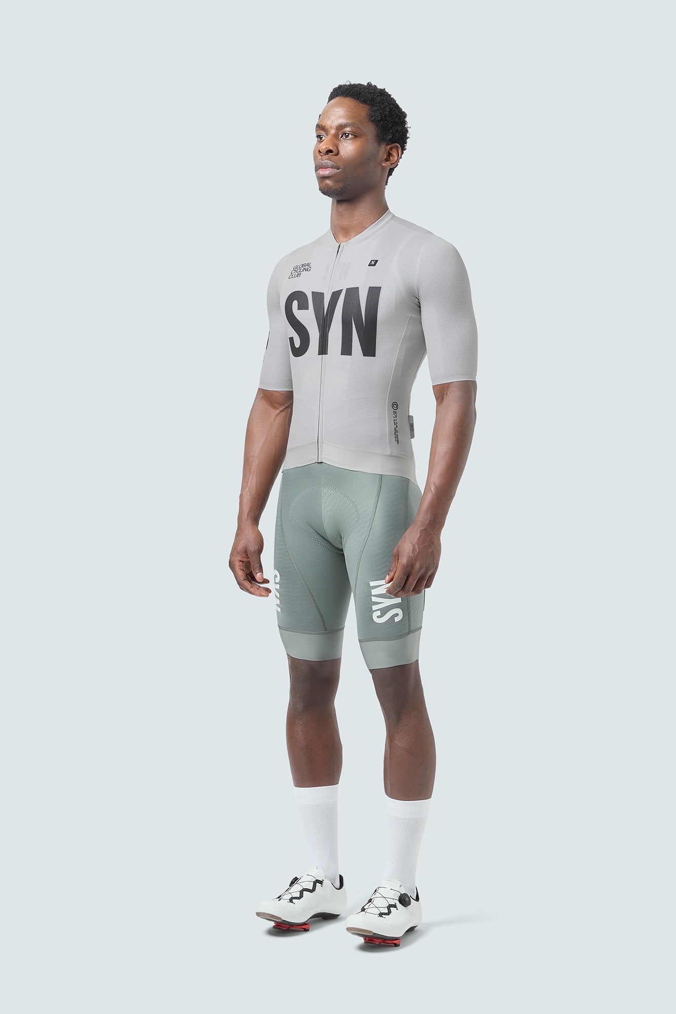 SYN 車褲 Pro Bib Shorts 2.0 Storm Grey 男款 綠灰