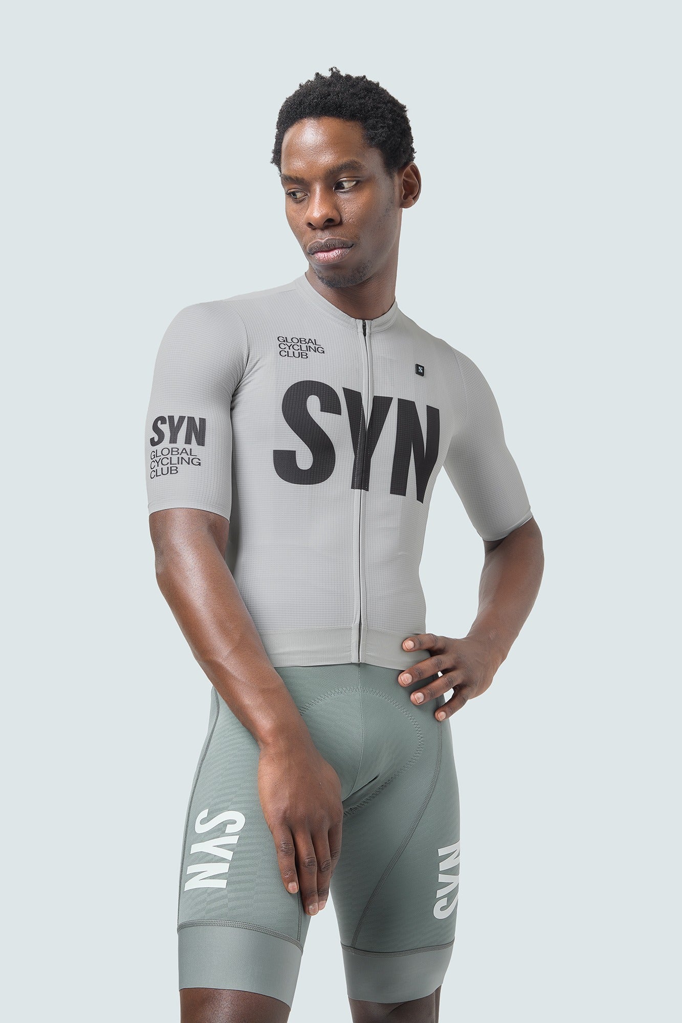 SYN 車褲 Pro Bib Shorts 2.0 Storm Grey 男款 綠灰