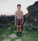 Pedla 薄長袖車衣 ON_OFF Grid SuperSYSTEM LS Jersey Multi Rock 女款 金棕石紋