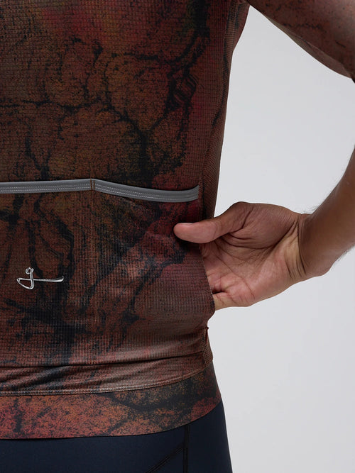 Givelo 車衣 G90 Light SS Unisex Jersey Rust 男女共版 蟒紅