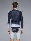 Q36.5 薄長袖車衣Gregarius Hybrid Light Collar Fade Long Sleeve Jersey Black 男款 黑