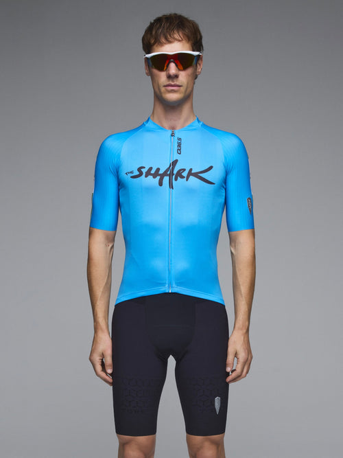 Q36.5 車衣Gregarius Pro Nibali Racing Nazionale Jersey Light Blue 男款 藍