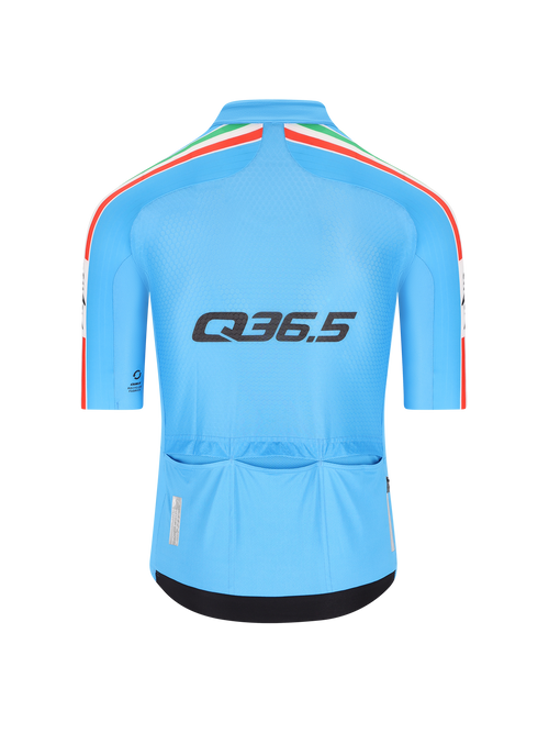 Q36.5 車衣Gregarius Pro Nibali Racing Nazionale Jersey Light Blue 男款 藍