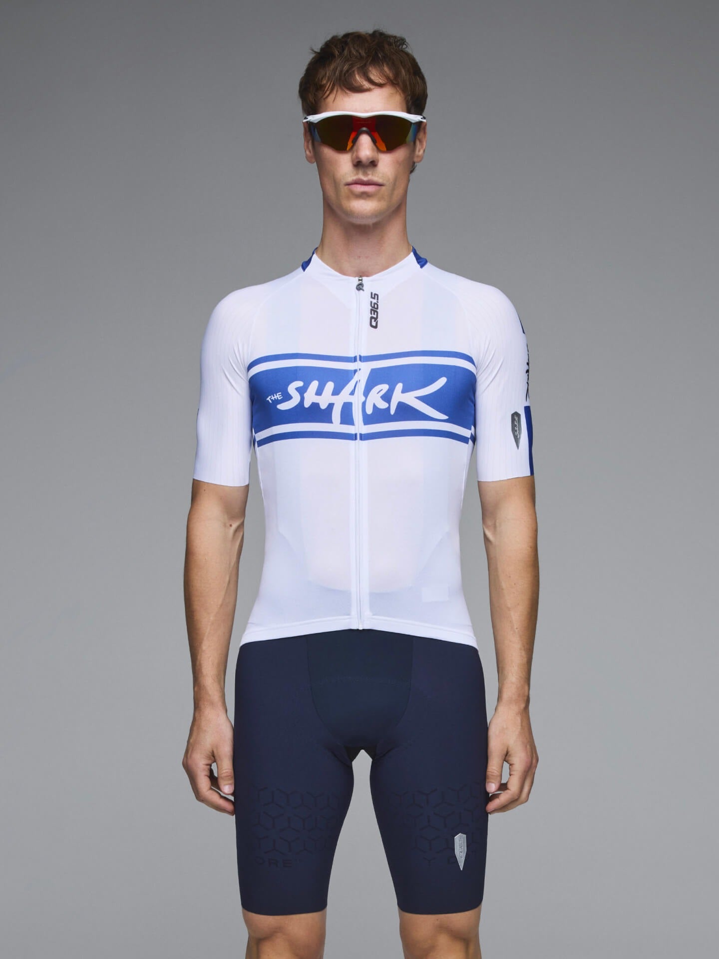 Q36.5 車衣Gregarius Pro Nibali Racing Nazionale Jersey White 男款 白