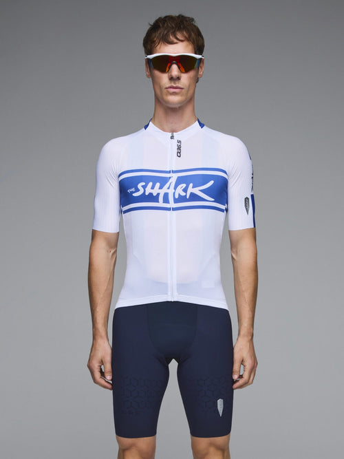 Q36.5 車衣Gregarius Pro Nibali Racing Nazionale Jersey White 男款 白
