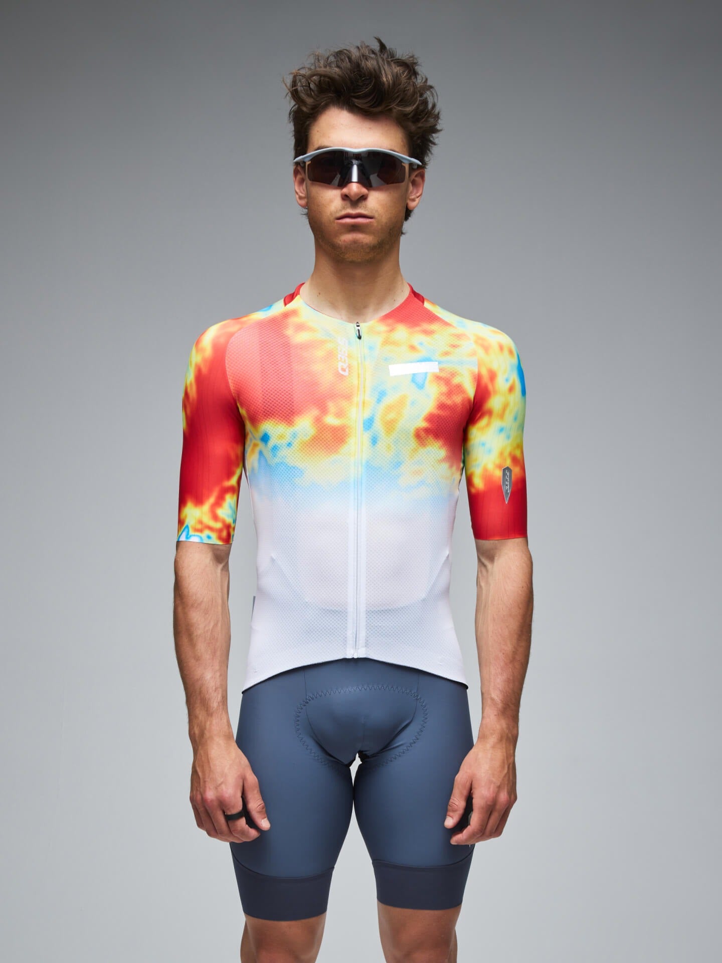 Q36.5 車衣 Gregarius Clima Weathermap Jersey White 男款 白