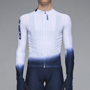 Q36.5 薄長袖車衣Gregarius Hybrid Light Collar Fade Long Sleeve Jersey White 男款 白