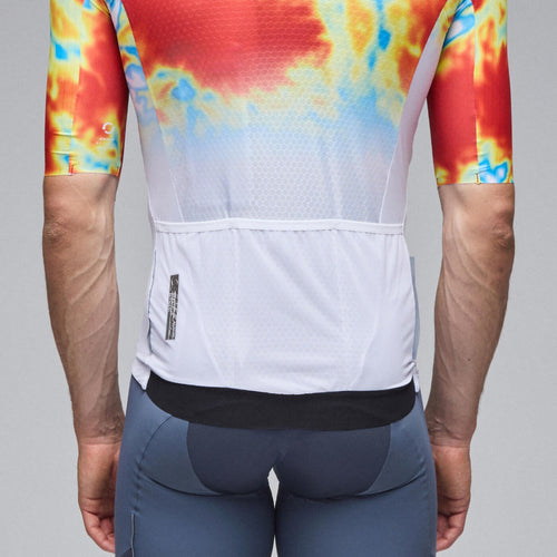 Q36.5 車衣 Gregarius Clima Weathermap Jersey White 男款 白