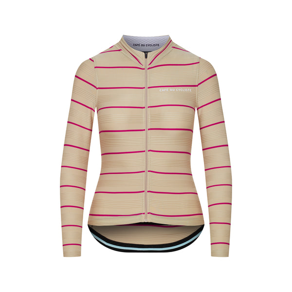 Café du Cycliste 長袖車衣Melanie LS Jersey Ivory 女款 奶油黃