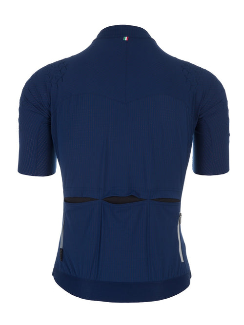 Q36.5 車衣Grid Skin Jersey Short Sleeve Navy 4D男款 藍