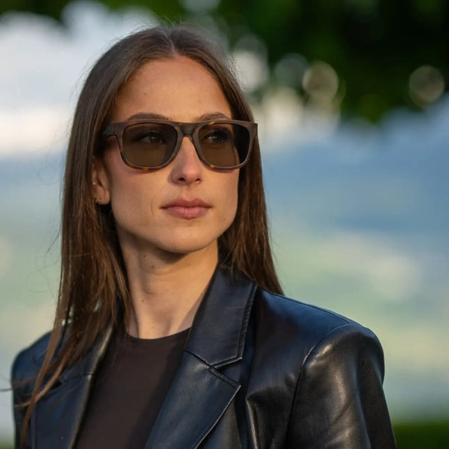 React 風鏡 No 7 brown amber 咖啡鏡片 琥珀框