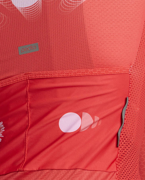 Pedla 薄長袖車衣Typify Pursuit LS Jersey Poppy Red 女款 罌粟紅